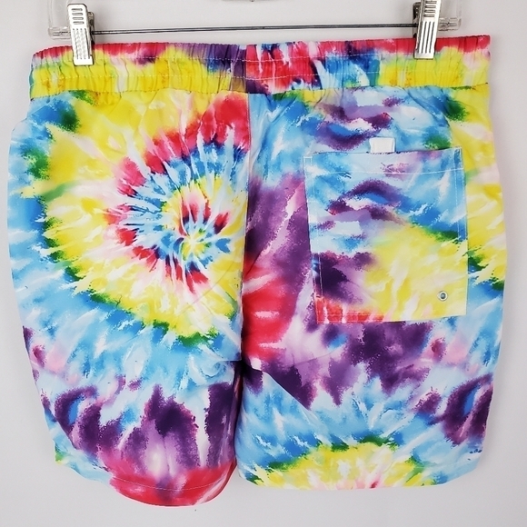 360 Surf Mens Beach Short Tie Dye Surf Made w/ Recycled Polyester Choose Size - Picture 5 of 10